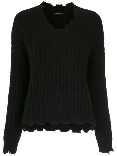 Uma Raquel Davidowicz Sonia Knitted Top In Black