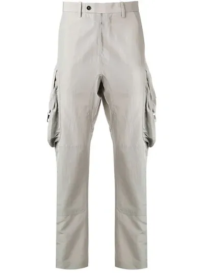 Neil Barrett Tailored Cargo Trousers In Neutrals