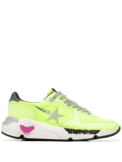 Golden Goose 'running Sole' Sneakers In Yellow