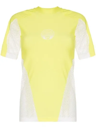 Gmbh Eevan Logo Print T-shirt In Yellow