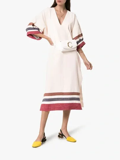 Three Graces Livietta Striped Dress In Cappa Stripe