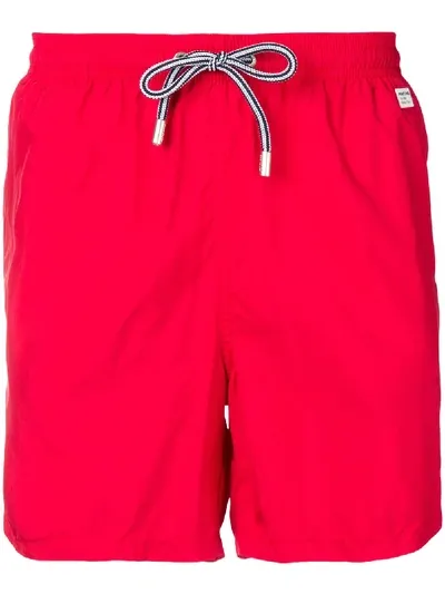 Mc2 Saint Barth Swim Shorts In Red