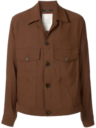 Song For The Mute Lightweight Jacket In Brown