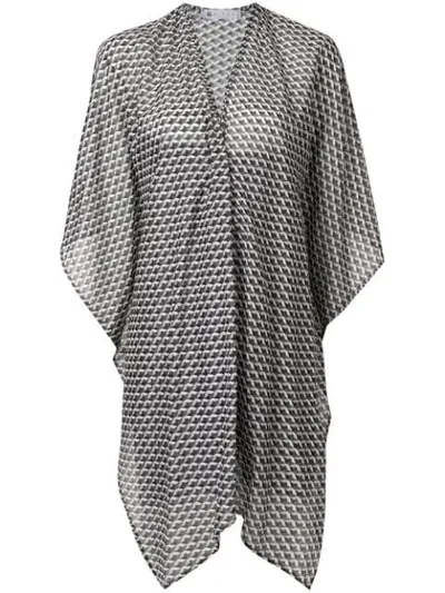 Mitos Lia Short Kimono In Grey