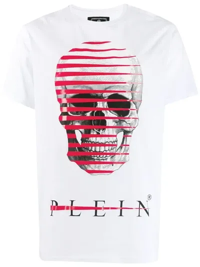 Philipp Plein Skull T-shirt In White