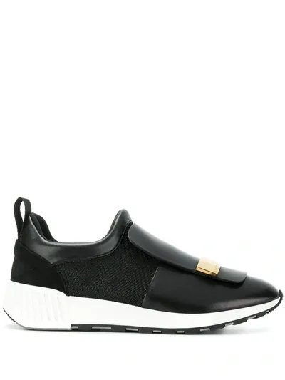 Sergio Rossi Sr1 Running Sneakers In Black