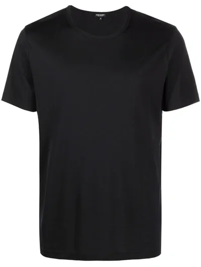 Ron Dorff Solid-colour Fitted T-shirt In Black