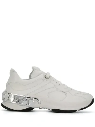 Casadei Chunky Sneakers In White