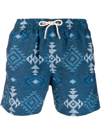 Mc2 Saint Barth Banyador Trunks In Blue