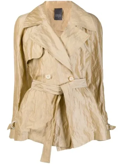 Lorena Antoniazzi Creased-effect Jacket In Neutrals