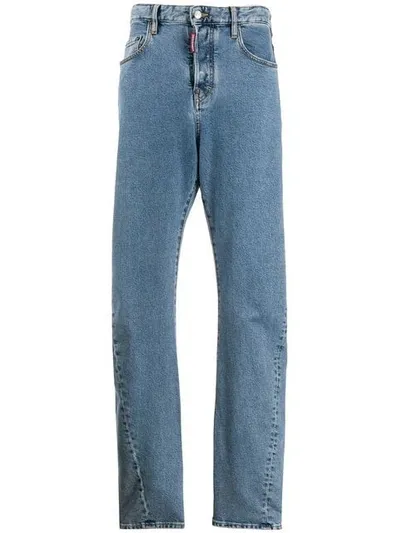 Dsquared2 Drop-crotch Jeans In Blue