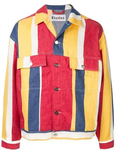 Etudes Studio Gestreifte Jacke In Multicolour