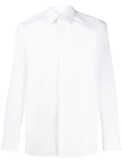 Z Zegna Button Up Shirt In White