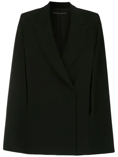 Gloria Coelho Doppelreihiger Blazer In Black