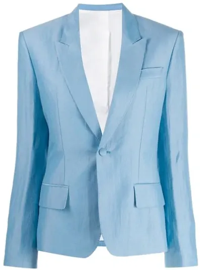 Haider Ackermann Tailored Single-breasted Blazer In Blue