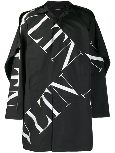 Valentino Vltn Logo Jacket In Black