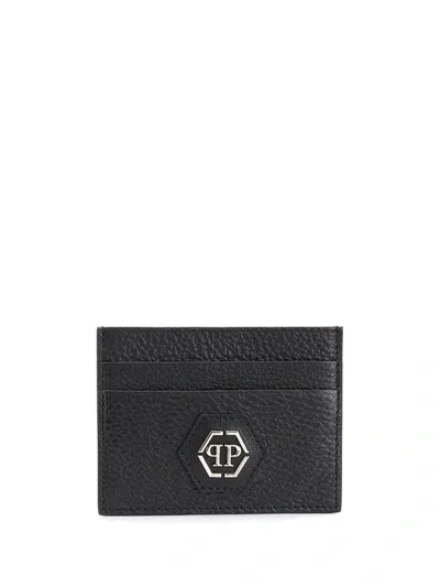 Philipp Plein Statement Credit Card Holder In Black