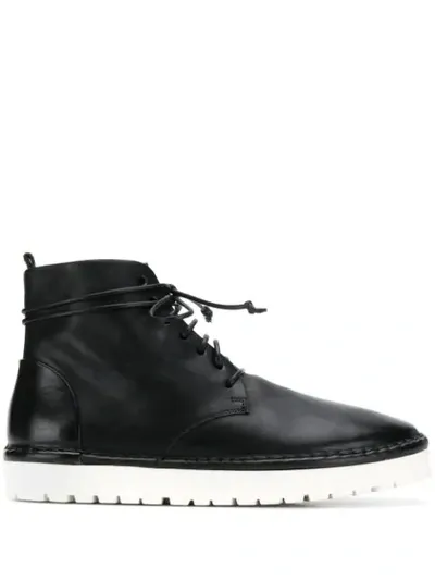 Marsèll Lace-up Ankle Boots In Black