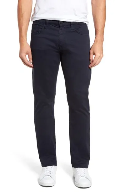 Mavi Zach Stretch Twill Straight Fit Pants In Dark Navy