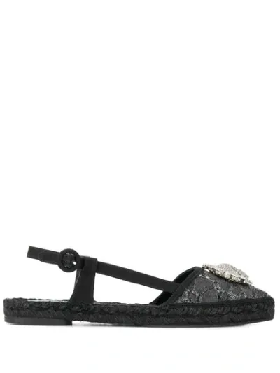 Philipp Plein Original Espadrilles In Black