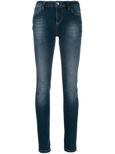 Philipp Plein High-rise Skinny Jeans In Blue