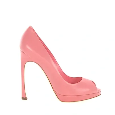 Dior Peep Toes Rose In Pink