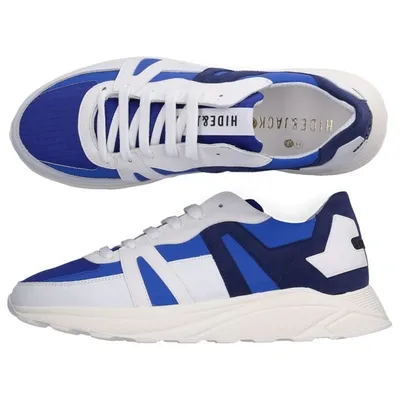 Hide & Jack Low-top Sneakers Running Jet  Calfskin Logo Blue Dark Blue