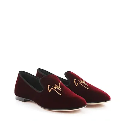 Giuseppe Zanotti Slip On Shoes In Red