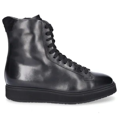 Santoni High-top Sneakers 60406 In Black