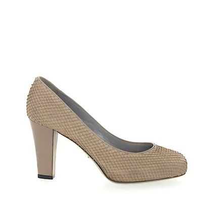 Sergio Rossi Heeled Pumps In Grey