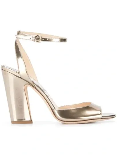 Jimmy Choo Miranda Sandals In Gold