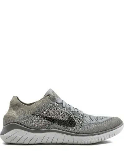 Nike Free Rn Flyknit 2018 Sneakers In Grey