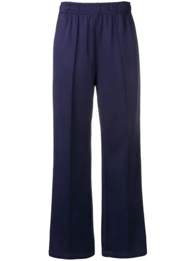 Marni Side Stripe Track Trousers In Blue