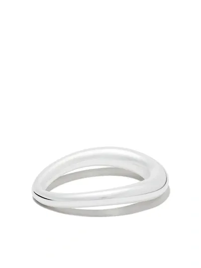 Georg Jensen Sterling Silver Offspring Wavy Band