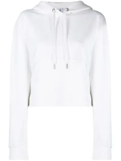 Calvin Klein Jeans Est.1978 Oversized Drawstring Hoodie In White