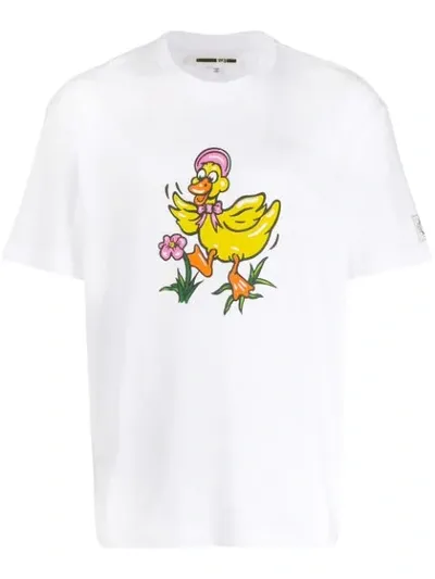 Mcq By Alexander Mcqueen Mcq Alexander Mcqueen Duck Graphic Tee In White