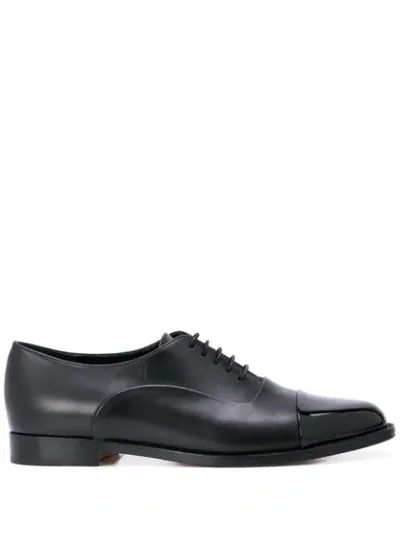 Manolo Blahnik Rodita Oxford Shoes In Black