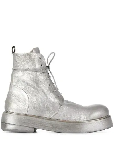 Marsèll Stiefel Im Military-look In Silver