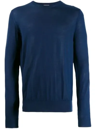 Lanvin Blue Cashmere Sweater