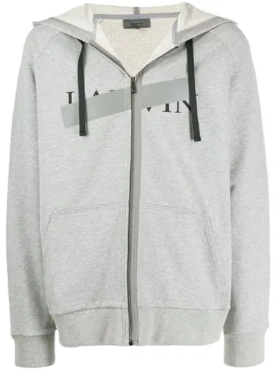 Lanvin Hooded Sweatshirt In Grey