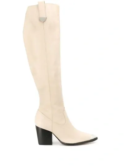 Schutz Knee-length Boots In Neutrals