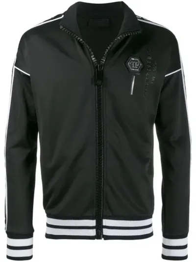 Philipp Plein Bomber Jacket In Black