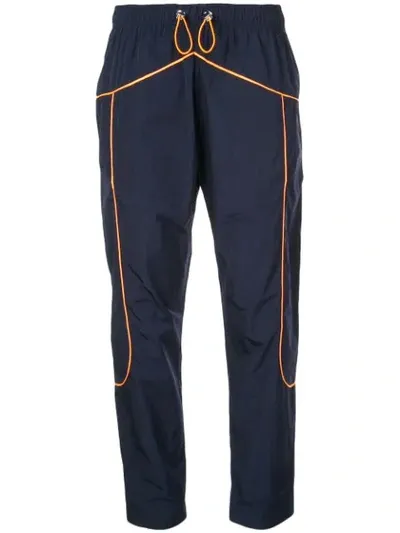 Mira Mikati Lined Detail Track Pants In Blue