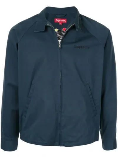 Supreme Chief Harrington Jacket In Blue