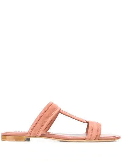 Tod's Pink Flat Sandal