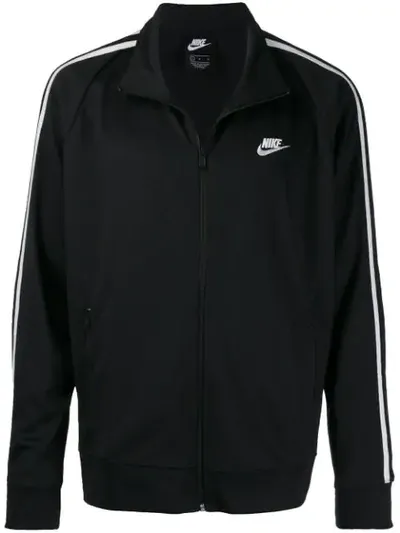 Nike Logo Track Jacket In Black