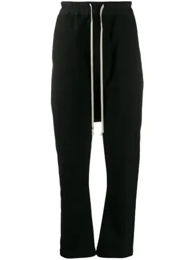 Rick Owens Dropped Crotch Trousers In Black