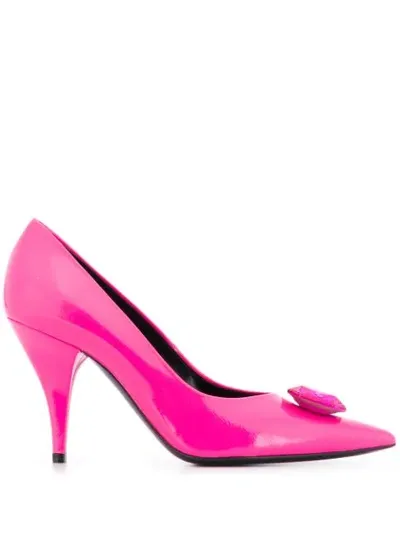 Casadei Crazy Diamond Visione Pumps In Pink