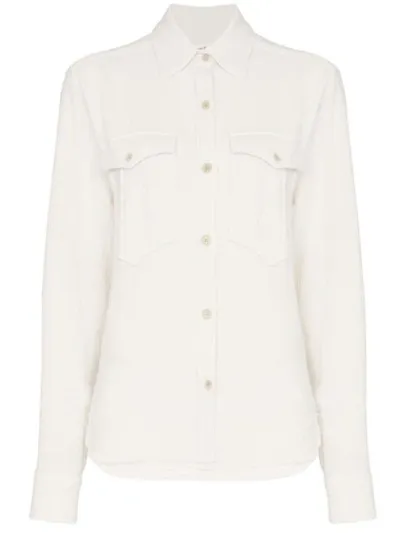 Isabel Marant Étoile Jacob Button-down Shirt In Neutrals