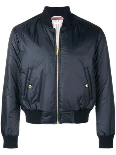 Thom Browne Tech Blouson Jacket In Blue